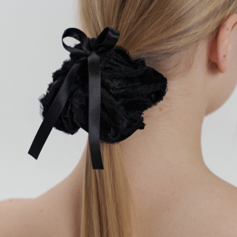Sugri ブラックベルベットリボンヘアバンド ベルベットリボン＜ブラック＞ | Sugri Official Online Store