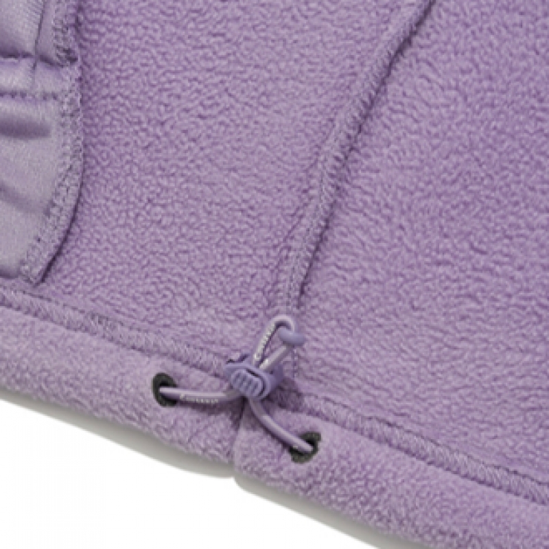 フリース ジップアップジャケット ラベンダー COVERNAT フリースジップアップジャケットラベンダー 【公式通販】