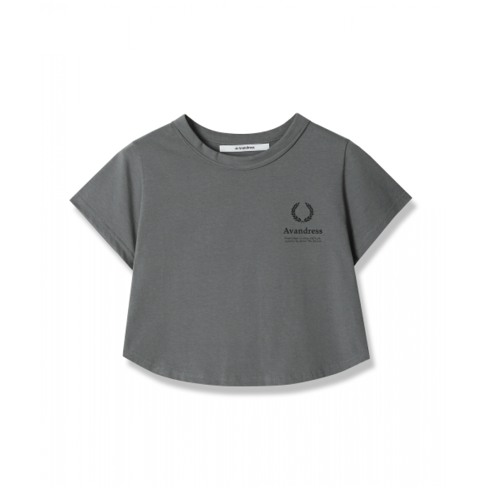 AVANDRESS ミニローレル クロップ 半袖Tシャツ 5COL