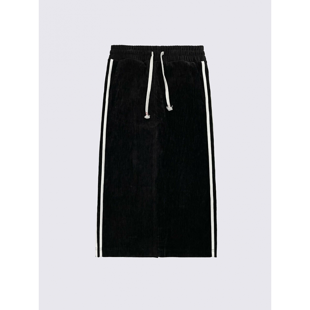 SUPERTHINGS ラビット ミディ スカート (BLACK)