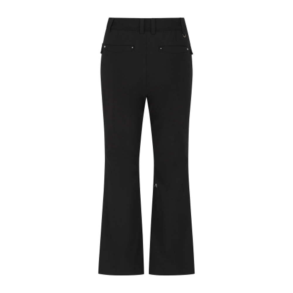 ANEW ゴルフレディースエッセンシャルブーツカットパンツ_BK