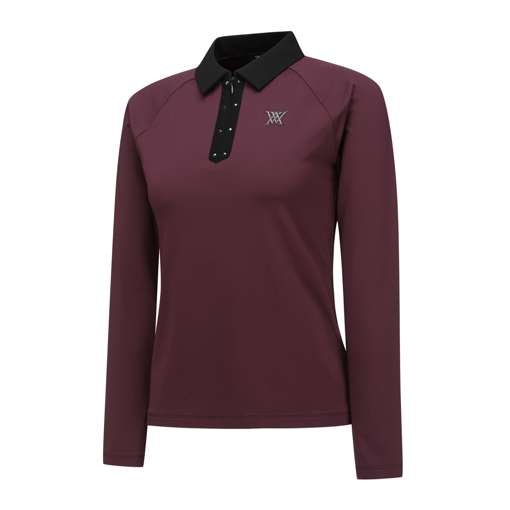 完売品 ⭐️新品タグ付き ⭐️Sサイズ ANEW レディースポロシャツ　ブラック ANEW GOLF レディースカ ポロシャツ [マルチ] 【公式通販】