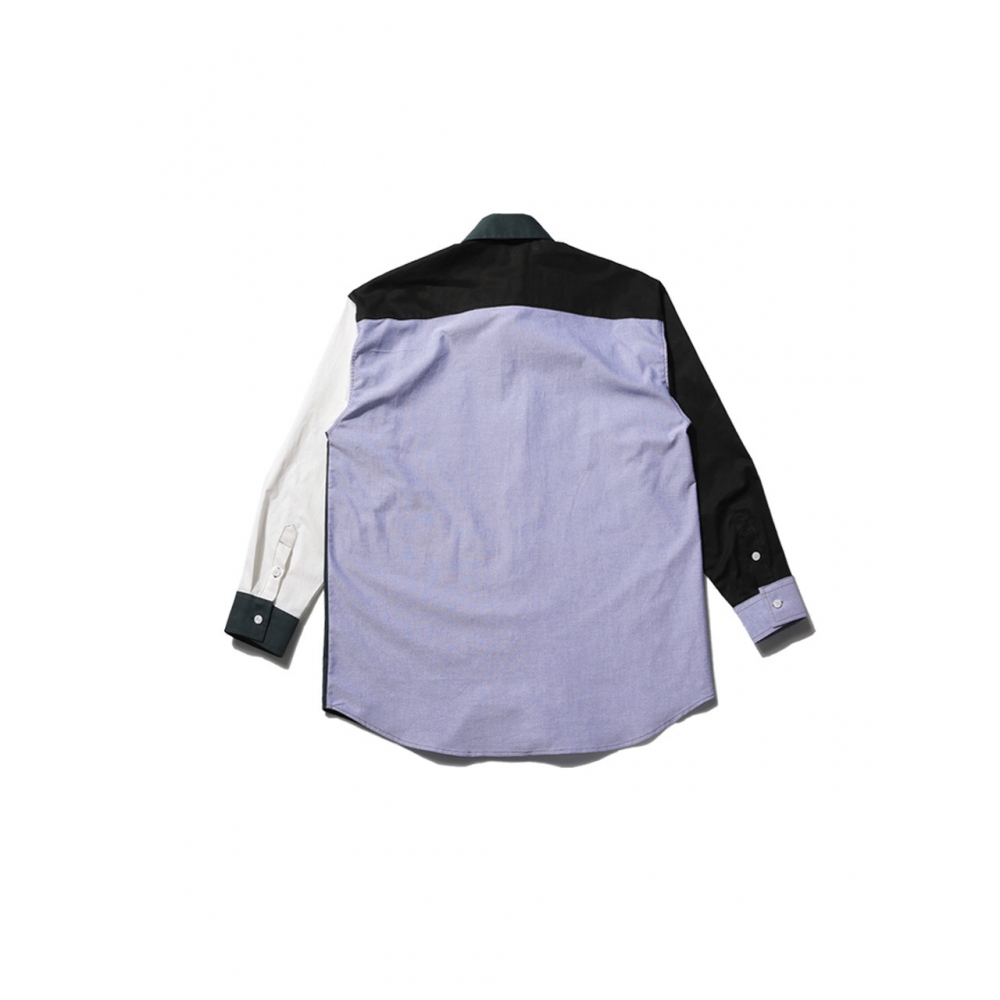 OWL91 カラーブロックシャツ 長袖シャツ [マルチ] 【公式通販】