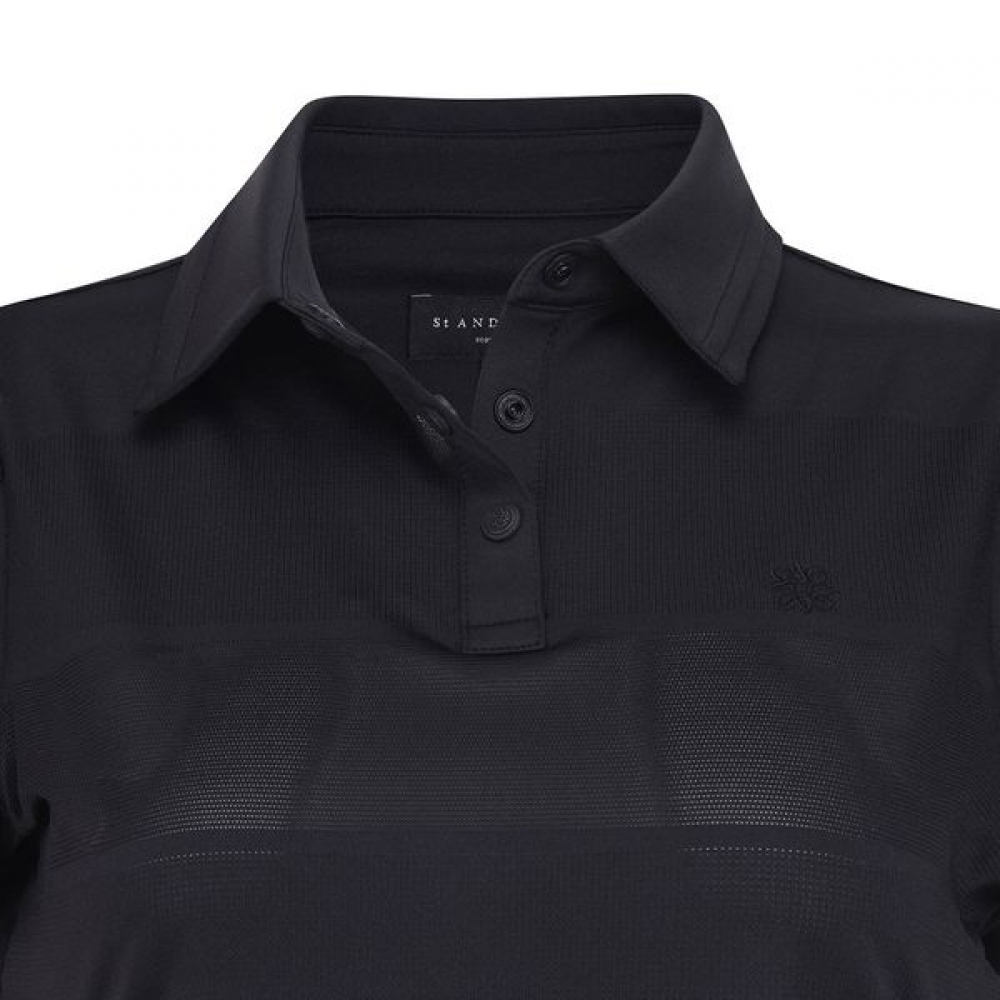 St Andrews] レディ 無地 半袖 ボタン ポケット Tシャツ・カットソー