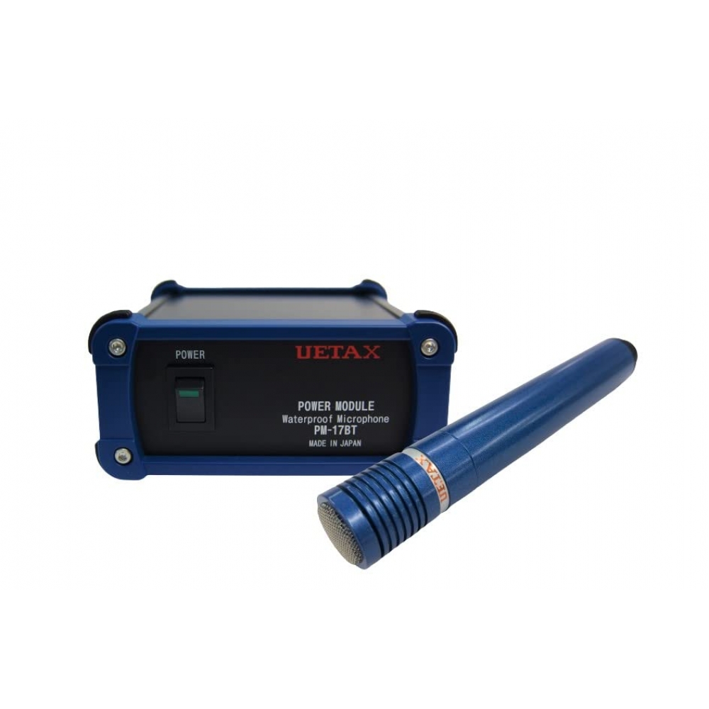 ウエタックス(Uetax) 防水マイク um-195B/PM-17BT ブルー 防水マイク_