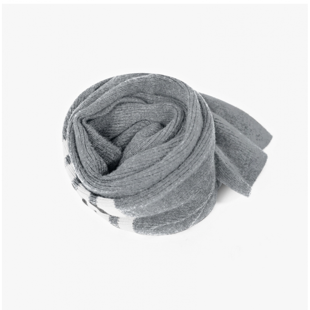 ぴーまるトムブラウンマフラー　カメ　クジラ　ネイビー　美品　アイルランド製 TWEED MILL（ツイードミル） マフラー Lambswool Stole レディース 48