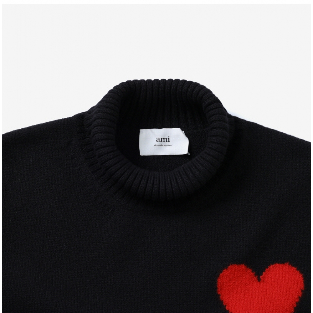 ami ダークグレー セーター Mサイズ 1回着用 ami ダークグレー