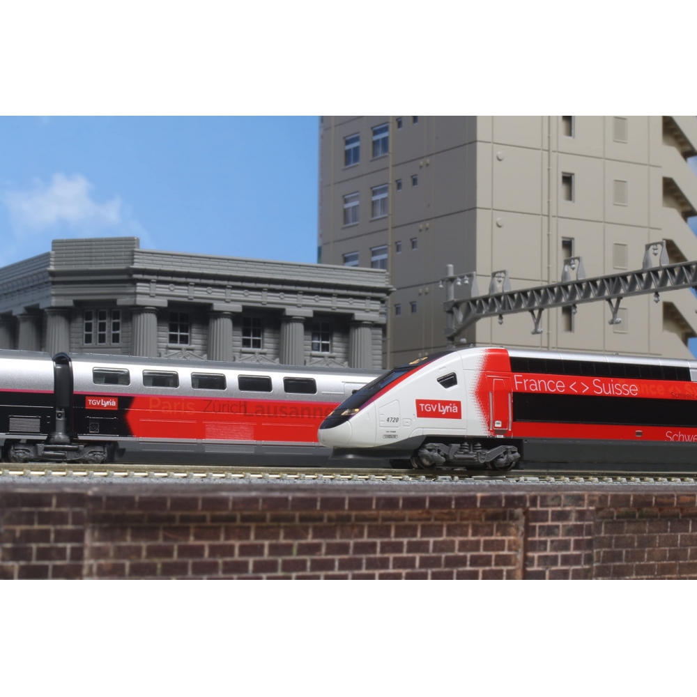 【新品未開封】KATO 10-1762 TGV Lyria Euroduplex 10-1762 TGV Lyria Euroduplex 10 Cars Set (N scale)